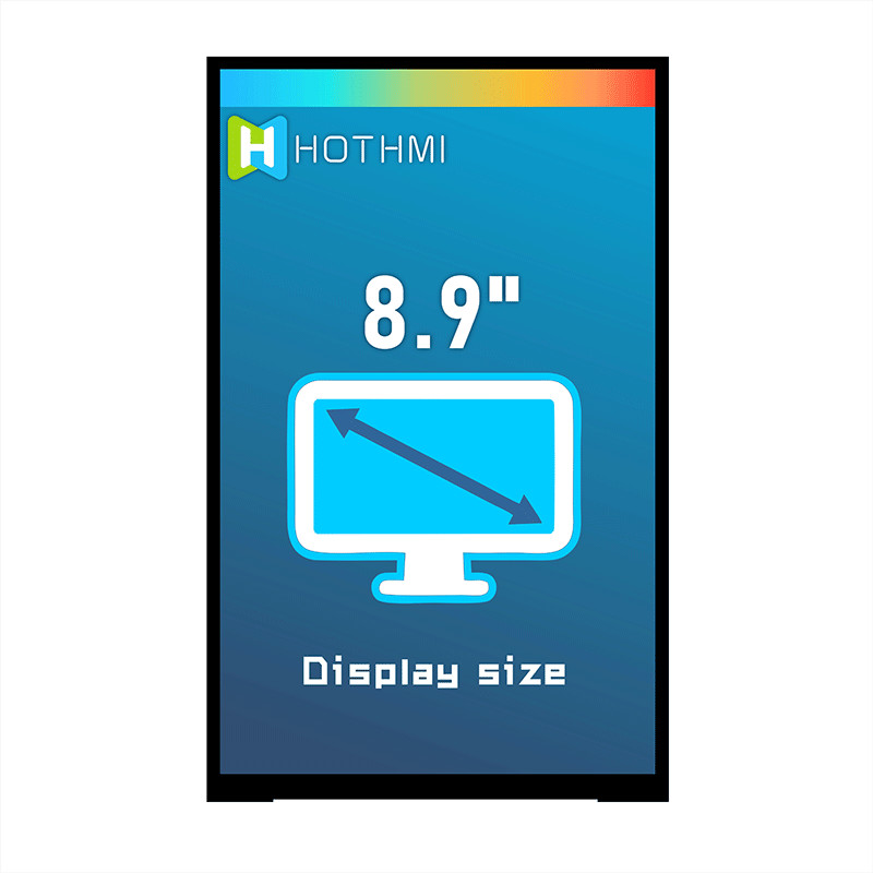 8.9 Inch 800x1280 LCD IPS Display Industrial Monitor TFT LCD Display Manufacturer