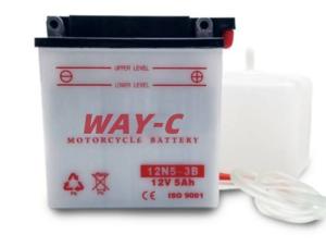 China 12N5-3B Motorcylcle Battery Acid Battery Charger Motobike Battery 12V wholesale