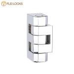 Zinc Alloy 180 Degree Electrical Cabinet Hinge Chrome Plated Finsh