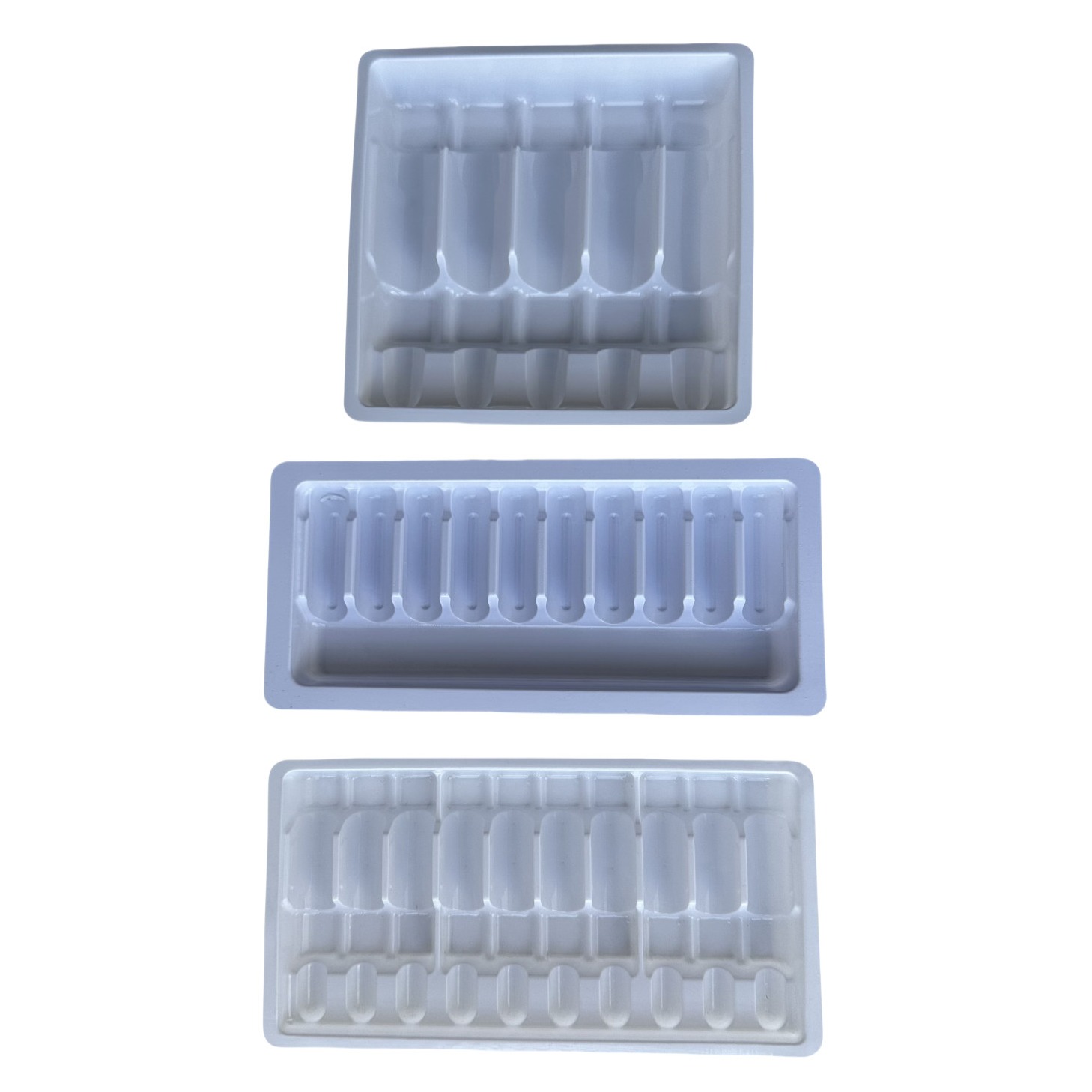 Medicine PET Ampoule Tray Water Injection 1ml ~ 10ml Ampoule Tray Customization