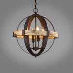 American country chandelier restaurant clothing store loft wrought iron cafe