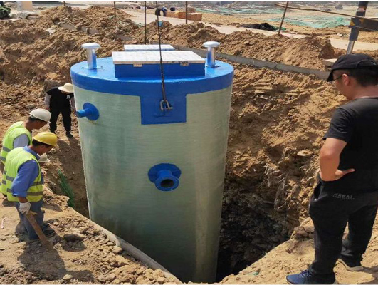 Customized Submersible Prefabricated Pump Station For Wastewater Treatment