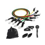 ISO9001 CE Workout Recovery Equipment 11Pcs Resistance Band Tube Set
