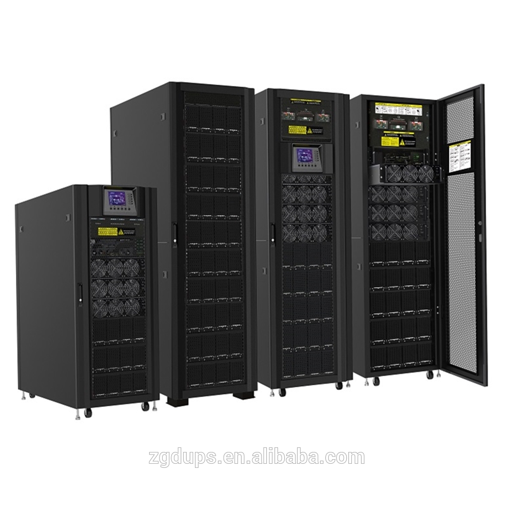 Low Frequency 80KVA Modular UPS System 3 Phases 380V 400V 415V Power