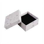 Marbled Jewelry Packaging Box For Earrings Ring Necklace Bracelet