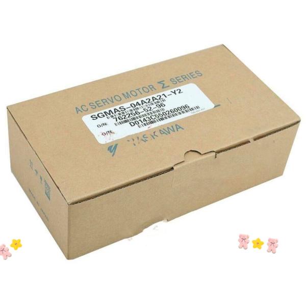 Yaskawa SGMAS-04A2A21-Y2 AC SERVO MOTOR 200W 200V 3000RPM 1.9A NEW
