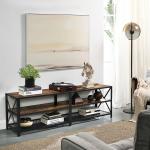 Large TV Stand, Long TV Stand, Industrial TV Furniture, Particleboard TV Stand,