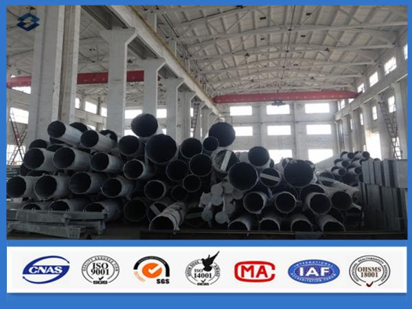 Octagonal 3mm steel tube Q345 Material Electricity transmission galvanized steel