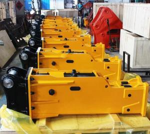 China Precise Breaking Hydraulic Rock Breaker 13 Ton Excavator Attachments wholesale