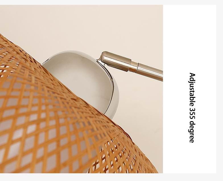 Chinese style floor lamp fishing lamp bamboo Art tea room floor light Zen standing lighting marble floor lamps
