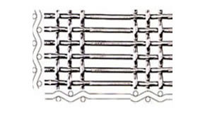 Heavy Duty Crimped Mining Screen Mesh Sheet For Vibrating Machine With Hook / Reinforcing Edges