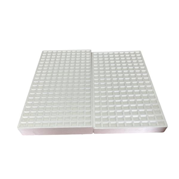 Non toxic EPS Foam Seedling Tray Flowers Fruits Trees Porous Cultivation Tray 50