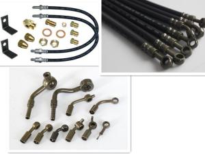 China flexible rubber brake hose line wholesale