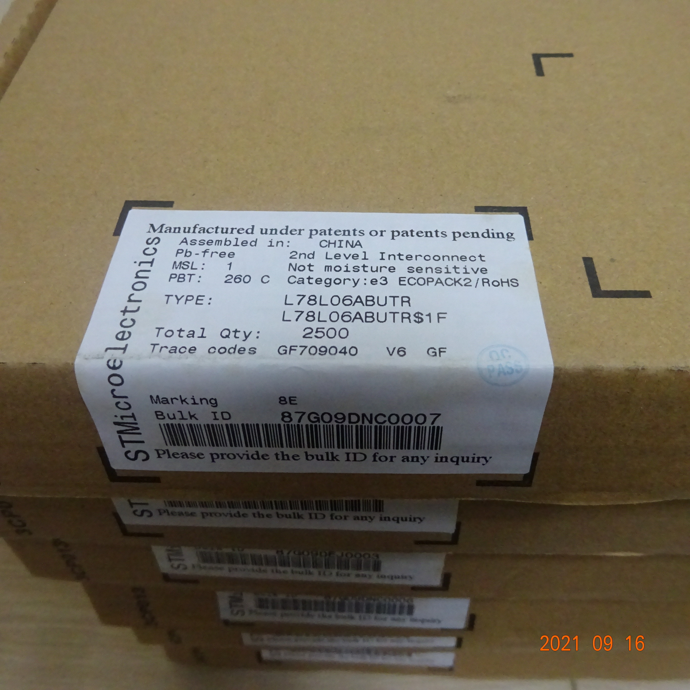 6V PMIC Integrated Linear Regulator IC Circuit L78L06ABUTR
