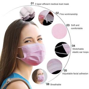 China PP Non Woven Face Mask Disposable Blue Face Mask wholesale