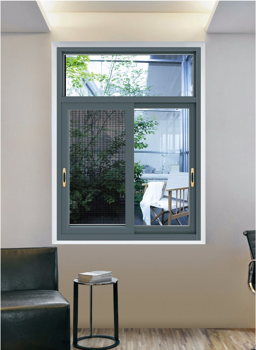 6063 T5 Aluminium Sliding Window Profile Delicate Smooth And Subtle Edges