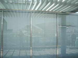 China Intelligent Adjustable Louvre Window , Sun Louvre Systems Intelligent Office wholesale