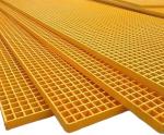 Oil Industry Smooth Surface Fiberglass Grating Panels