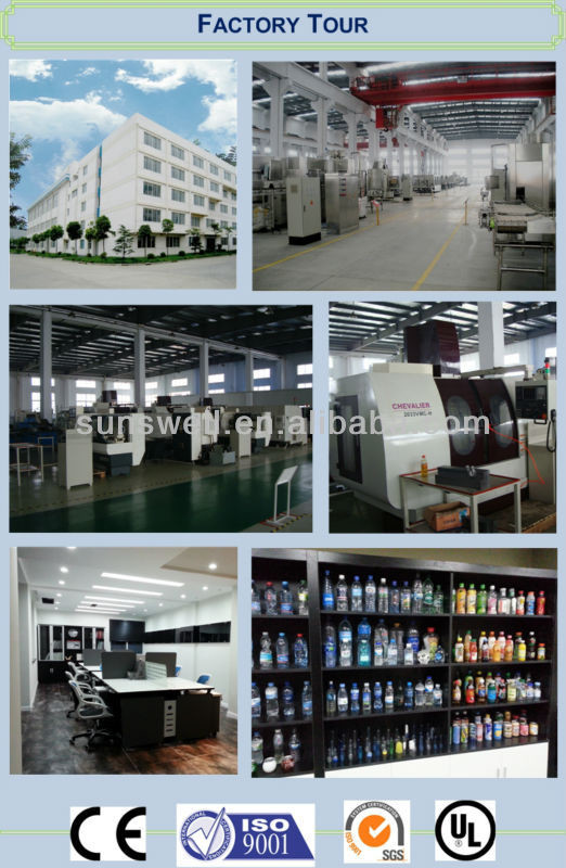 Rotary capper SUS304 Automatic Soda Filling Machine With Touch Screen