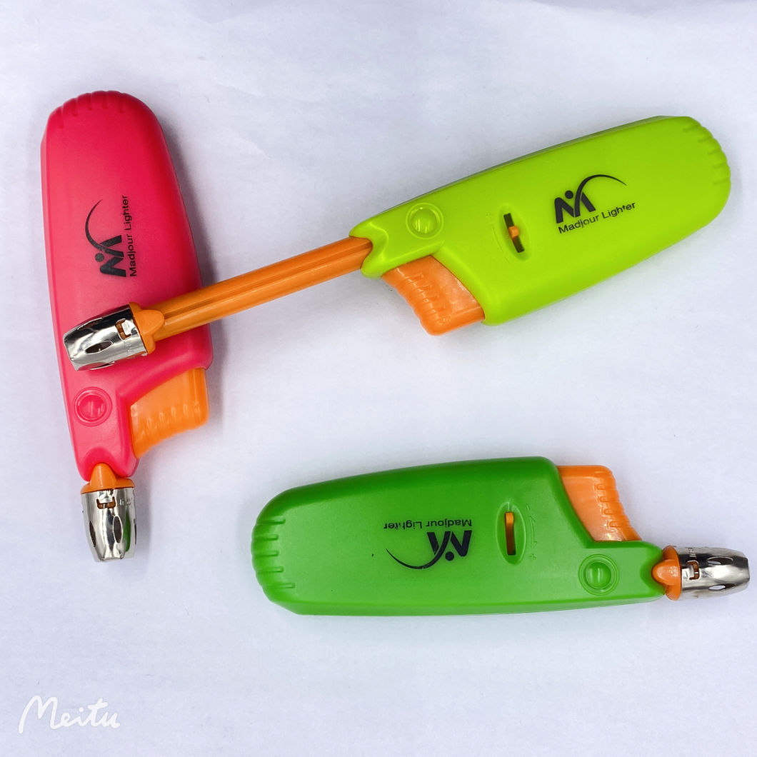 Best Safety Butane Stove Kitchen Fireplace Long BBQ Grill Utility Candle Refillable Gas Lighter