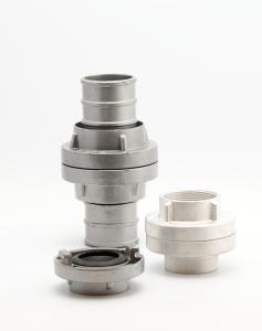 China Al / Brass Fire Hose Adapters , Storz Fire Hose Fittings forging Body wholesale