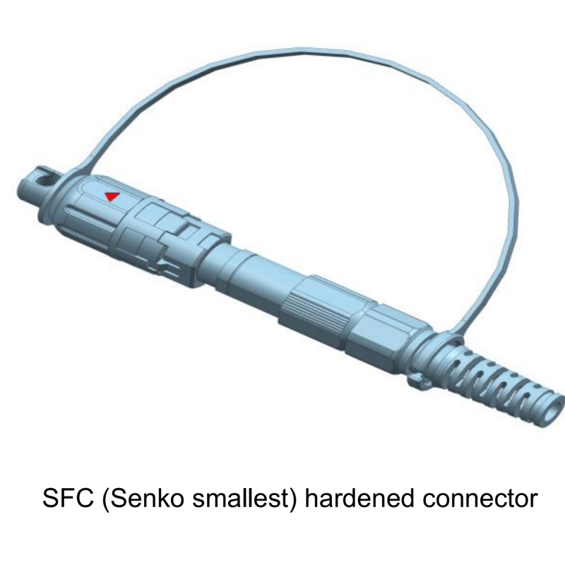 IP68 Waterproof FTTA Optical Fiber Connector Compatible with Huawei 9 9 in 1 Slim Design 1