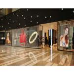 Shopping Mall LED Transparent Video Wall LED Display , Indoor Glass Wall LED