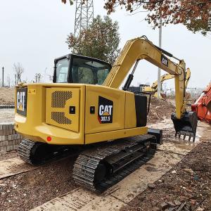 China Caterpillar 307.5 Mini Used CAT Excavators Cylinder Diggers Machine 7.5Ton wholesale