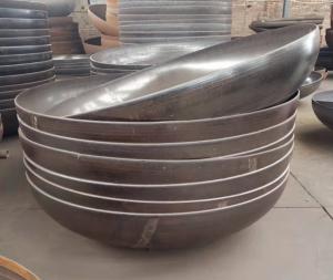 China Q345R Carbon Steel Hemispherical Head 1000mm Diameter Elliptical Heads wholesale