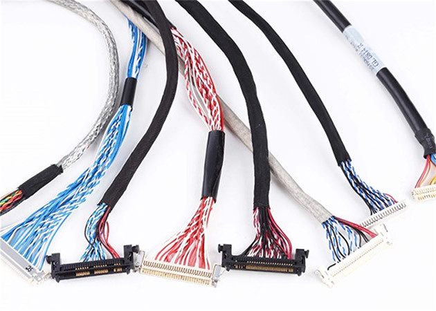 Abrasion Resistance 6cores LVDS Cable Assembly LCD LED Led Tv Lvds Cable