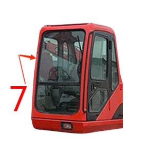 China FCC DOOSAN Digger Glass Replacement Right Side Windshield Window Glass wholesale