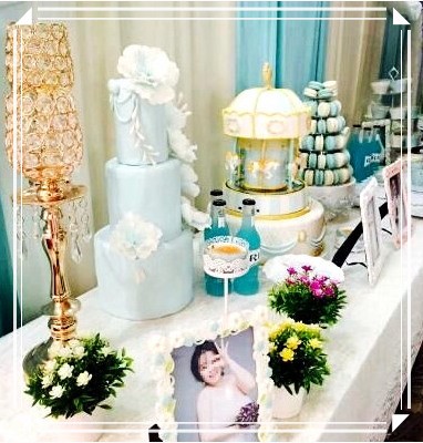 Plastic Pyramid Display Case 6 Tier Macaron Display Tower Case With Acrylic Base