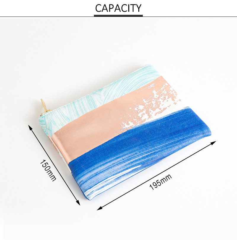 Beauty Fashion Toiletry Bag Portable Travel Makeup Bags with Zipper
