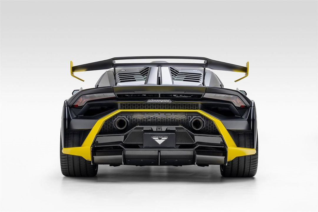 For Lamborghini STO Carbon Fiber Body Kit STO Upgraded Vors Style Front Lip Diffuser Side Skirt Hood Carbon Fiber Body Kit