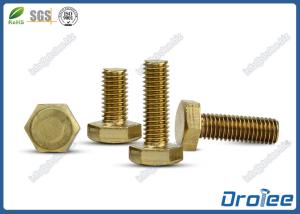 China DIN 933 Brass Metric Hex Bolts wholesale