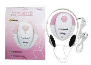 China Ultrasonic Pocket Fetal Doppler Angelsounds Fetal Doppler JPD-100S 3MHz Baby heart monitor FHR New LCD Display wholesale