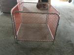Rubbish Cage 50mm*50mm orange chain link infilled mesh construction barriers
