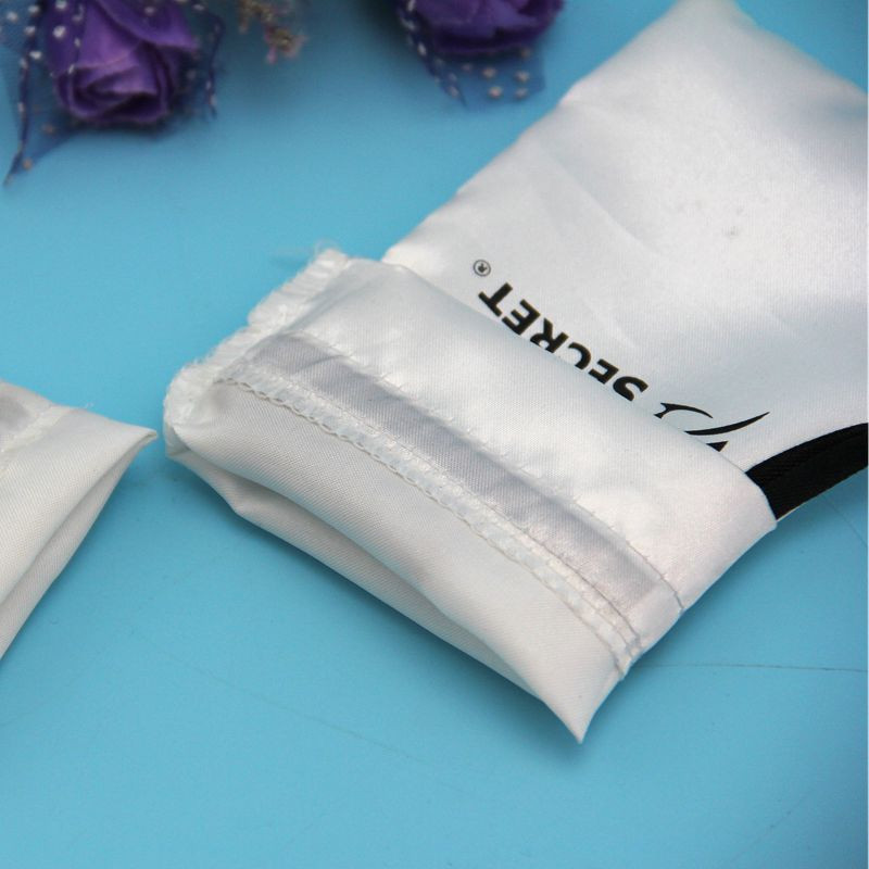 Soft Blue Drawstring Pouch , Satin Pouches For Jewelry / Soap / Herbs / Buttons