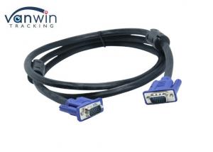 China High Speed Video 15PIN VGA To VGA Cable Male To Male 8mm For CCTV System wholesale