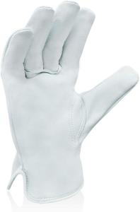 China OEM ODM Rubberized Palm Leather Work Gloves Pasted Cuff wholesale