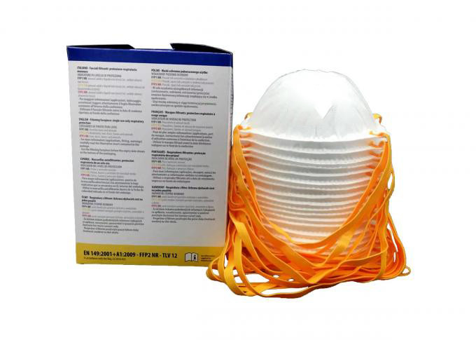 Light Wear Dust Face Mask White Color Economical Non - Irritating CE Approved