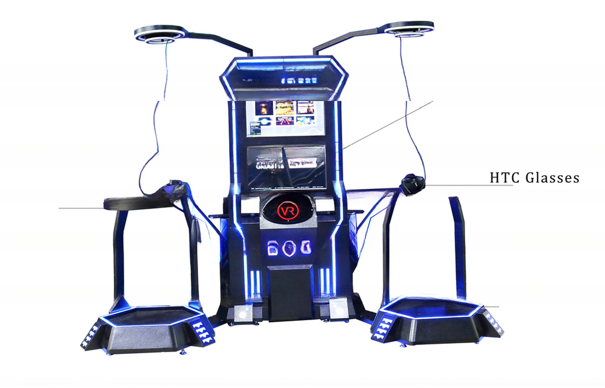 VR Double Magic Box Interactive 2 Players VR Gaming Simulator For Arcade Game Machine Park