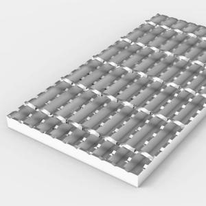 China 50mm Hot Dip Grating Serrated Galvanized Anti Slip Welding wholesale