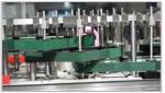 PLC Controlled Chemical Packaging Machine Automatic Square Bottle Unscrambler