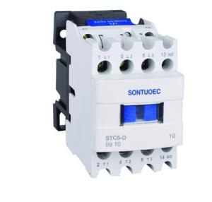 China Copper Texture 2 Pole Contactor 24 Volt Coil 50 / 60Hz ST2-0910 wholesale