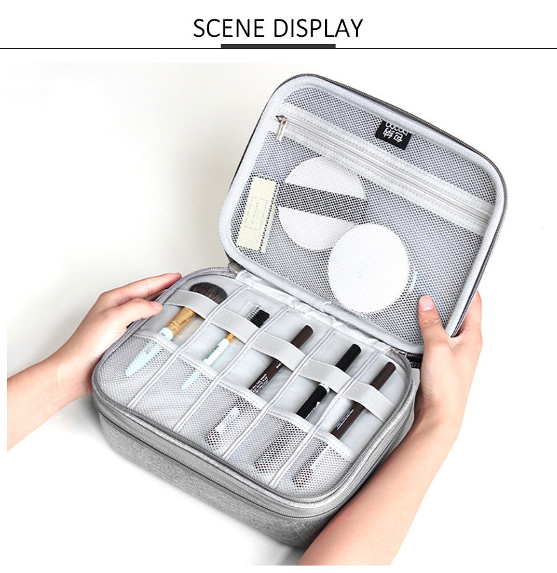 Multifunction Waterproof Oxford Makeup Cosmetic Bag