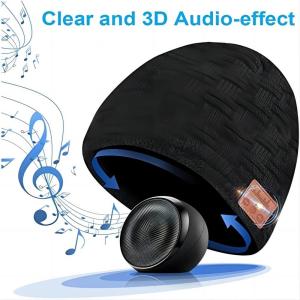 China Skiing Wireless Music Beanie Hat With Bluetooth HiFi Dual Speakers wholesale