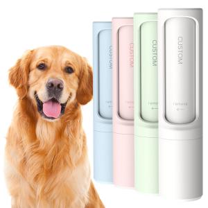 China Ergonomic Reusable Pet Hair Remover Dog Lint Roller Brush 4.3*4.3*18.3cm wholesale