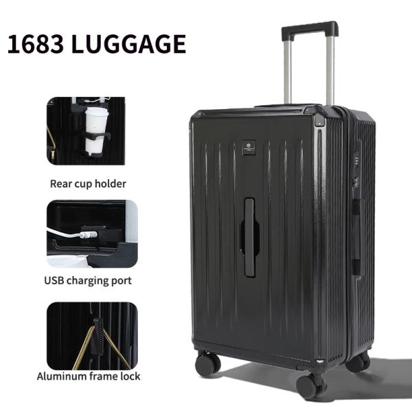 Five-handle suitcase 1683 Multifunctional fashionable travel suitcase 20 inches 24 inches 28 inches ABS hard shell travel luggage