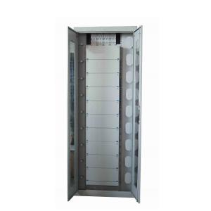 China Indoor High Capacity Fiber Optic Distribution Cabinet 19 Inch 2m Height Up To 576 Fibers wholesale